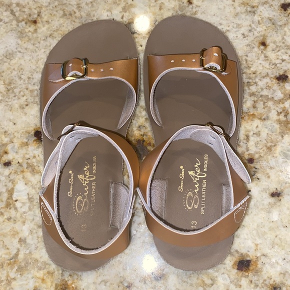 Rose Gold Sun Sans Surfer Sandals - Picture 3 of 9